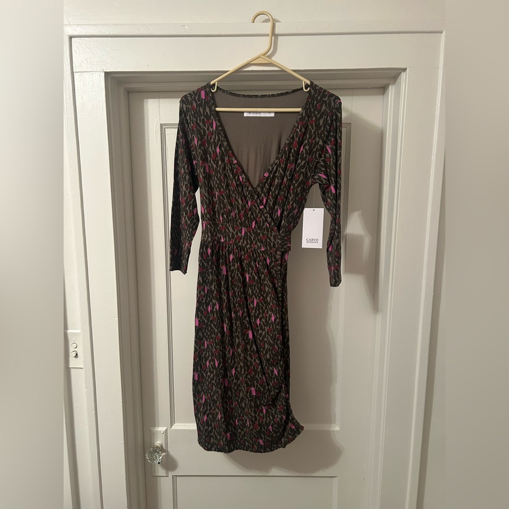 Carve Designs Dress in Earthy Brown